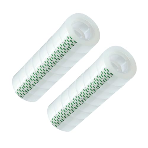 MJUNM 16 Rollen transparentes Klebeband-Nachfüllpackung, von Hand abreißbar, transparente Klebebandrollen für Spender, 1,9 cm x 2,5 cm MJUNM 16 Rollen transparentes Klebeband-Nachfüllpackung, von Hand abreißbar, transparente Klebebandrollen für Spender, 1,9 cm x 2,5 cm von MJUNM