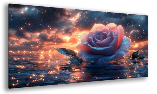 Blume Diamond Painting Erwachsene, Fluss Diamant Painting Bilder Erwachsene Kits, 5D Full Drill Mosaikherstellung Art Kit, DIY Runde Steine Strass Kreuzstich für Home Wand Décor 60x120cm, Model 622 Blume Diamond Painting Erwachsene, Fluss Diamant Painting Bilder Erwachsene Kits, 5D Full Drill Mosaikherstellung Art Kit, DIY Runde Steine Strass Kreuzstich für Home Wand Décor 60x120cm, Model 622 von MJXZZOSS