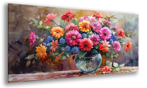 Diamond Painting Erwachsene Blume, Bunt Diamant Painting Bilder Kits für Anfänger, 5D Erwachsene Diamant Art Kits, DIY Stickerei Kreuzstich Basteln, Geeignet Als für Wanddeko 70x140cm, Model 611 Diamond Painting Erwachsene Blume, Bunt Diamant Painting Bilder Kits für Anfänger, 5D Erwachsene Diamant Art Kits, DIY Stickerei Kreuzstich Basteln, Geeignet Als für Wanddeko 70x140cm, Model 611 von MJXZZOSS