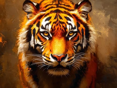Diamond Painting Tiger Diamant Painting Bilder Erwachsene Tier, 5D Diamond Painting Erwachsene, Basteln Mädchen 8-12 Jahre, Diamant Bilder Art Set für Wanddeko, Geschenke für Frauen 80x60cm, Model 56 Diamond Painting Tiger Diamant Painting Bilder Erwachsene Tier, 5D Diamond Painting Erwachsene, Basteln Mädchen 8-12 Jahre, Diamant Bilder Art Set für Wanddeko, Geschenke für Frauen 80x60cm, Model 56 von MJXZZOSS