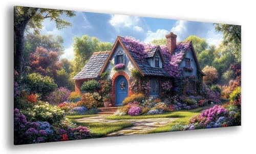 Häuser Diamond Painting Kinder, Wald Diamant Painting Kit für Erwachsene Anfänger, Diamond Art Runde Steine Strass Stickerei Kreuzstich Kit, für Zur Entspannung und Home Wand Dekor 60x120cm, Model 639 Häuser Diamond Painting Kinder, Wald Diamant Painting Kit für Erwachsene Anfänger, Diamond Art Runde Steine Strass Stickerei Kreuzstich Kit, für Zur Entspannung und Home Wand Dekor 60x120cm, Model 639 von MJXZZOSS