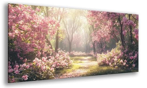 Kirschblüten Diamond Painting Erwachsene, Sonnenlicht Diamant Painting Bilder Erwachsene Kits, Full Drill Mosaikherstellung Art Kit, Runde Steine Kreuzstich für Home Wand Décor 50x100cm, Model 640 Kirschblüten Diamond Painting Erwachsene, Sonnenlicht Diamant Painting Bilder Erwachsene Kits, Full Drill Mosaikherstellung Art Kit, Runde Steine Kreuzstich für Home Wand Décor 50x100cm, Model 640 von MJXZZOSS