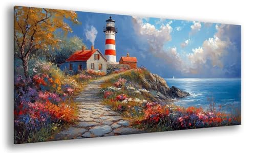 Leuchtturm Diamond Painting Erwachsene, Küsten Diamant Painting Bilder Erwachsene Kits, Full Drill Mosaikherstellung Art Kit, Runde Steine Strass Kreuzstich für Home Wand Décor 90x180cm, Model 649 Leuchtturm Diamond Painting Erwachsene, Küsten Diamant Painting Bilder Erwachsene Kits, Full Drill Mosaikherstellung Art Kit, Runde Steine Strass Kreuzstich für Home Wand Décor 90x180cm, Model 649 von MJXZZOSS