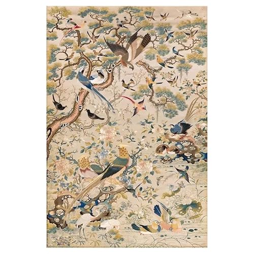 MKANLKX 5D-Diamantmalerei Zum Selbermachen, Vögel Gestempelt, Vollständiger Runder Bohrer, Diamantmosaik, Handarbeit, Stickerei, Heimdekoration, 40 X 50 cm MKANLKX 5D-Diamantmalerei Zum Selbermachen, Vögel Gestempelt, Vollständiger Runder Bohrer, Diamantmosaik, Handarbeit, Stickerei, Heimdekoration, 40 X 50 cm von MKANLKX
