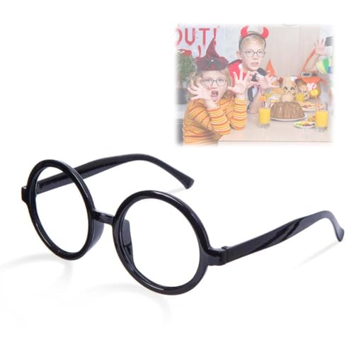 MKEAWWU Occhiali Nerd Neri,Occhiali Finti, Lunettes De Sorcier, Accessorio Per Costume Per Nonna, Streber, Professore Pazzo O Scienziato MKEAWWU Occhiali Nerd Neri,Occhiali Finti, Lunettes De Sorcier, Accessorio Per Costume Per Nonna, Streber, Professore Pazzo O Scienziato von MKEAWWU