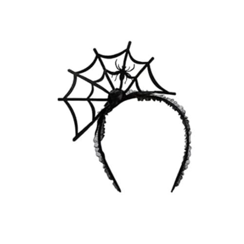 MKEMQXBEP Party HeadbanHexenhut mit schwarzen Kunstblumen Gothic Fledermaus Haarband Dark Cosplay Accessoire for Frauen(Style3) von MKEMQXBEP