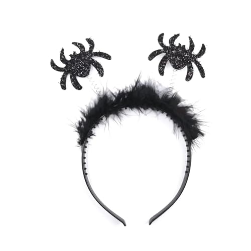 MKEMQXBEP Stirnband Zauberstab for Kinder Erwachsene Cosplay Party Kostüm Set Festival Zubehör(Spider headband) von MKEMQXBEP