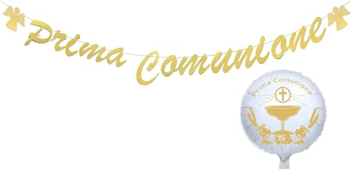 Girlande mit Schriftzug für Erstkommunion Gold + Luftballons Kommunion Dekoration Erstkommunion Kommunion Kinder Banner Glitzer Erstkommunion Kommunion Girlande mit Schriftzug für Erstkommunion Gold + Luftballons Kommunion Dekoration Erstkommunion Kommunion Kinder Banner Glitzer Erstkommunion Kommunion von MKISHINE