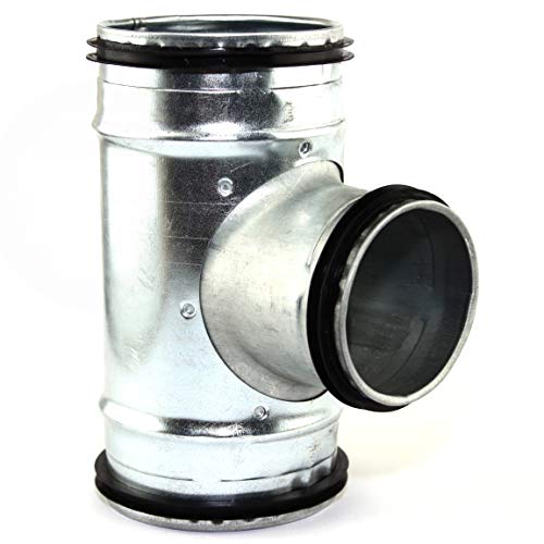 MKK T-Stück Abzweig Wickelfalzrohr Ø 160 mm auf Abzweig Ø 160mm Lippendichtung Gummilippe Lüftung Reduzierung MKK T-Stück Abzweig Wickelfalzrohr Ø 160 mm auf Abzweig Ø 160mm Lippendichtung Gummilippe Lüftung Reduzierung von MKK