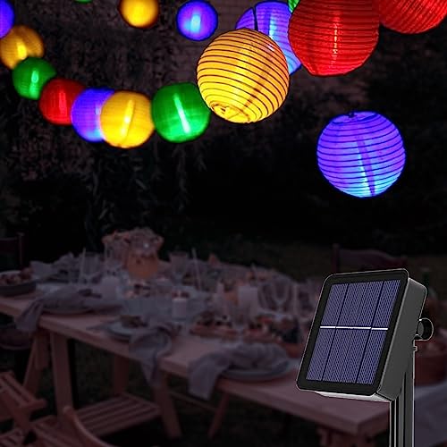 Led lichterkette lampions außen solar,6.5M 30 LED Laternen 8 Modi Wasserdicht Solar Beleuchtung, Solar Lichterkette Aussen für Garten, Hof, Hochzeit, Fest Deko, Balkon, Weihnachten,Party Deko (Bunt) Led lichterkette lampions außen solar,6.5M 30 LED Laternen 8 Modi Wasserdicht Solar Beleuchtung, Solar Lichterkette Aussen für Garten, Hof, Hochzeit, Fest Deko, Balkon, Weihnachten,Party Deko (Bunt) von MKKM