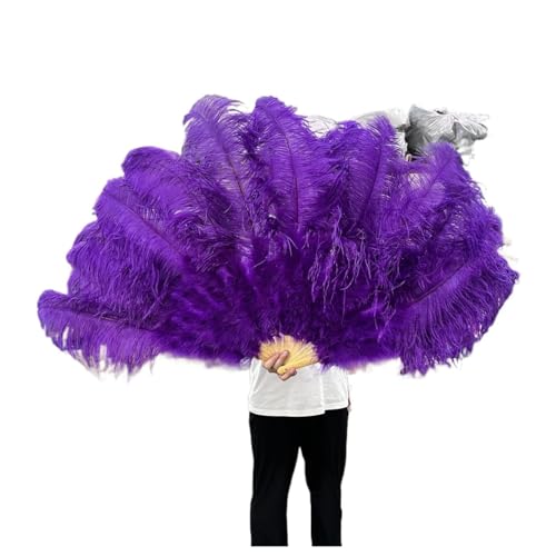 Handgehaltener Klappbarer FederfäCher 130CM/100CM Weißer großer Federfächer Flauschiger 13 Knochen Handheld for Karneval Tanz Bühnenauftritt & DIY Handwerk FüR Hochzeit Halloween Tanzen Show Tee Party Handgehaltener Klappbarer FederfäCher 130CM/100CM Weißer großer Federfächer Flauschiger 13 Knochen Handheld for Karneval Tanz Bühnenauftritt & DIY Handwerk FüR Hochzeit Halloween Tanzen Show Tee Party von MKLHAVB