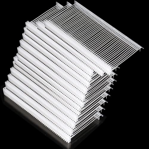Uadme Heftfäden für Etikettierpistole, 5000 Heftfäden Standard 50mm, Sicherheitsfäden Transparent, Tag Pins für Tagging Pistole, zum Anbringen von Etiketten an Kleidung Kleidungsstücken Spielzeug von MLMLH