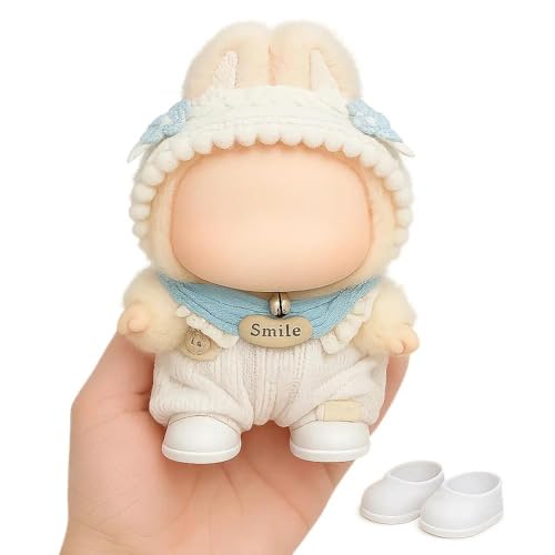 MLPKOI 4 Pcs Puppenkleidung für 17 cm Plüschpuppe, Bekleidungs Zubehör, DIY Outfit Set, Accessoires für Plüsch, Puppe Kleidung, Geschenk für Kinder & Sammler (Ohne Puppe) von MLPKOI