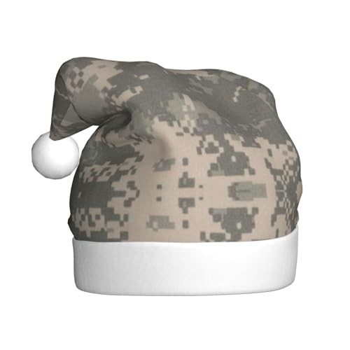 MLTRFGJ Armee-Digital-Tarnmuster für Erwachsene, Weihnachtsmütze, festliches Partyzubehör für Weihnachten und Neujahr von MLTRFGJ