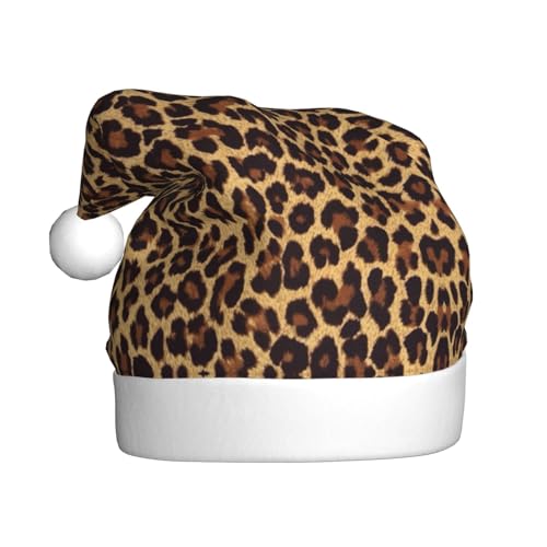 MLTRFGJ Leopardenmuster Tapete bedruckt Erwachsene Urlaub Weihnachtsmütze, festliches Partyzubehör für Weihnachten und Neujahr MLTRFGJ Leopardenmuster Tapete bedruckt Erwachsene Urlaub Weihnachtsmütze, festliches Partyzubehör für Weihnachten und Neujahr von MLTRFGJ