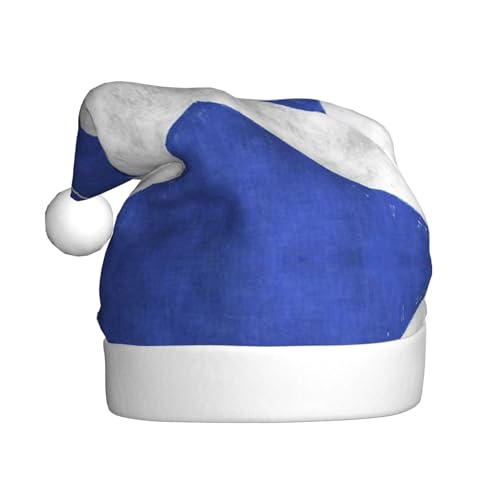 MLTRFGJ Schottische Retro-bedruckte Weihnachtsmütze für Erwachsene, festliches Partyzubehör für Weihnachten und Neujahr von MLTRFGJ