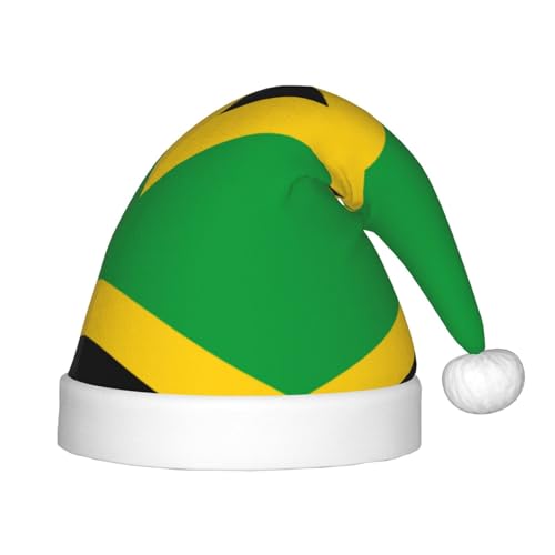MLTRFGJ Weihnachtsmütze für Kinder, Motiv: Jamaika-Flagge, geeignet für Urlaub und Party-Dekoration MLTRFGJ Weihnachtsmütze für Kinder, Motiv: Jamaika-Flagge, geeignet für Urlaub und Party-Dekoration von MLTRFGJ