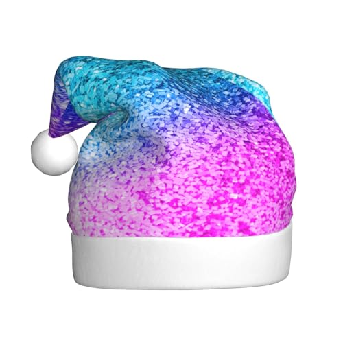 MLTRFGJ Weihnachtsmützen mit Glitzer-Pailletten, für Erwachsene, festliches Partyzubehör für Weihnachten und Neujahr von MLTRFGJ