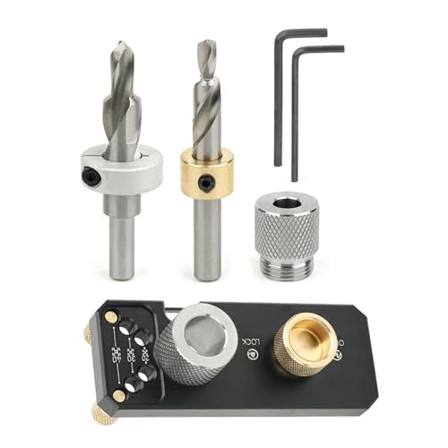 1 Satz Von Aluminiumlegierungs Bohrlochbohranleitung Mit Stiefmaschinen Bohrbits Werkzeugen Für Effiziente Und Präzise Lochherstellung 1 Satz Von Aluminiumlegierungs Bohrlochbohranleitung Mit Stiefmaschinen Bohrbits Werkzeugen Für Effiziente Und Präzise Lochherstellung von MLWSKERTY