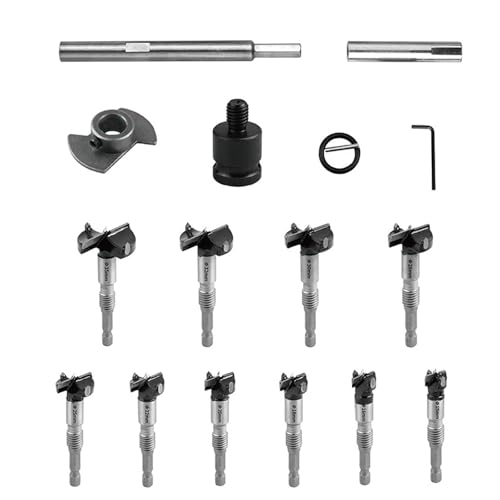10 Stück Bohrer-Bits für Tischlerei, aus Metall, Gewinde-Set 10 Stück Bohrer-Bits für Tischlerei, aus Metall, Gewinde-Set von MLWSKERTY
