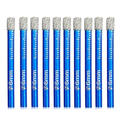10 Stück Brated Diamonds Tile Drill Bit Set Schnellwechsel Sirson rund für Granit Porzellan Keramik Granit Marmor Drif 10 Stück Brated Diamonds Tile Drill Bit Set Schnellwechsel Sirson rund für Granit Porzellan Keramik Granit Marmor Drif von MLWSKERTY