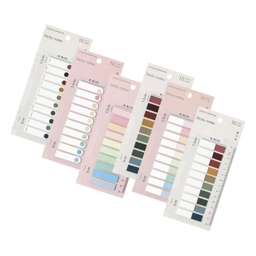1200 Stück farbige Klebeetiketten, Haftnotizen, Etiketten, Notizen, Lesen von Markern, zum Markieren von Hervorhebungen 1200 Stück farbige Klebeetiketten, Haftnotizen, Etiketten, Notizen, Lesen von Markern, zum Markieren von Hervorhebungen von MLWSKERTY