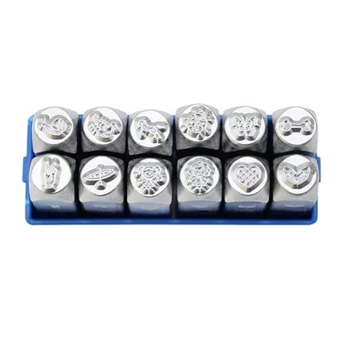 12pcs Handgefertigte Schmuck Carving Werkzeugset Metallmeißel Schmuckmeißel Set Stahltextur Geeignet Für Geeignet von MLWSKERTY