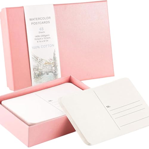 20pcs Aquarellpostkarten 4x6inch Wasser Malvorlagen Lackpapierkarten Zum Versenden Von Kunstmalerei Aquarell Zeichnung Künstler von MLWSKERTY