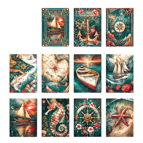 30 Bysets Retro Craft Paper Pack Antique Hintergrunddekoration Papier Scrapbooking Lieferungen Für Scrapbook Journal Album Retro Scrapbook Verzierungen von MLWSKERTY