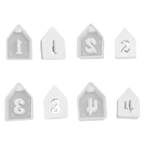 4pcs House Geformte Silikonformen Für Epoxidharz Kerzenkerzenhalter Home Dekoration Gips Silikonform 4pcs House Geformte Silikonformen Für Epoxidharz Kerzenkerzenhalter Home Dekoration Gips Silikonform von MLWSKERTY