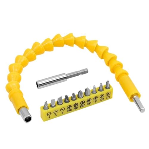 Bits Bohrmaschine, flexibel, Welle, Verlängerung mit Steckverbindern, Sechskant-Adapter, magnetisch, Link für Schraubendreher Bits Bohrmaschine, flexibel, Welle, Verlängerung mit Steckverbindern, Sechskant-Adapter, magnetisch, Link für Schraubendreher von MLWSKERTY