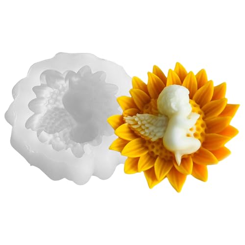 Blumen Silikonformen Baby Kerzenformen Handgefertigte Ornamentsformen Epoxidharz Pflaster Für Kerzenherstellung von MLWSKERTY