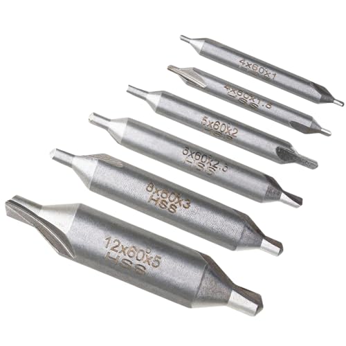 Bohrer mit hoher Geschwindigkeit, aus Stahl, 6-teilig, Herstellung von Projekten zum Basteln, 5/2/2, 5/3/5 mm, für Metallholzbearbeitung Bohrer mit hoher Geschwindigkeit, aus Stahl, 6-teilig, Herstellung von Projekten zum Basteln, 5/2/2, 5/3/5 mm, für Metallholzbearbeitung von MLWSKERTY