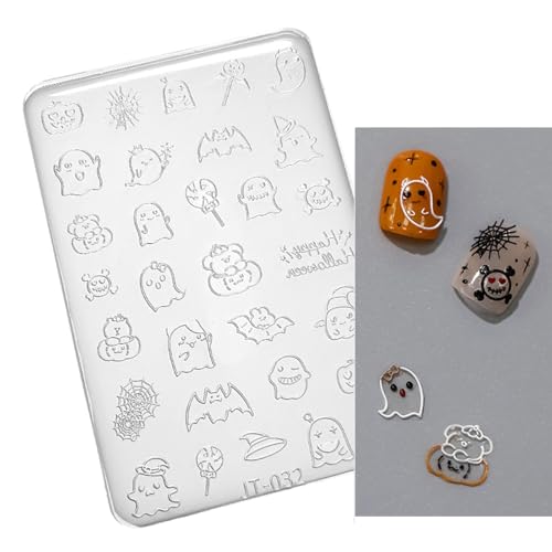 Cartoon Blumennägelkunstform Ohrringe Silikonform Schmuck Gusswerkzeug UV Epoxy Harzformen Für Manicuristen Professioneller Nagelform von MLWSKERTY