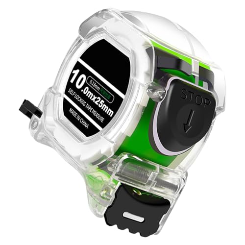 Clear Auto-Verriegelung zum Messen des Bandes 3/5/7 5/10 m lang 19/25 mm Breite hohe Präzision für Handwerk zu Hause professionellen Gebrauch Clear Auto-Verriegelung zum Messen des Bandes 3/5/7 5/10 m lang 19/25 mm Breite hohe Präzision für Handwerk zu Hause professionellen Gebrauch von MLWSKERTY