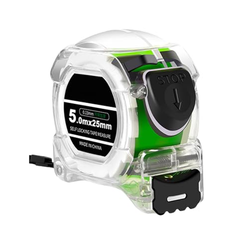 Clear Auto-Verriegelung zum Messen des Bandes 3/5/7 5/10 m lang 19/25 mm Breite hohe Präzision für Handwerk zu Hause professionellen Gebrauch Clear Auto-Verriegelung zum Messen des Bandes 3/5/7 5/10 m lang 19/25 mm Breite hohe Präzision für Handwerk zu Hause professionellen Gebrauch von MLWSKERTY