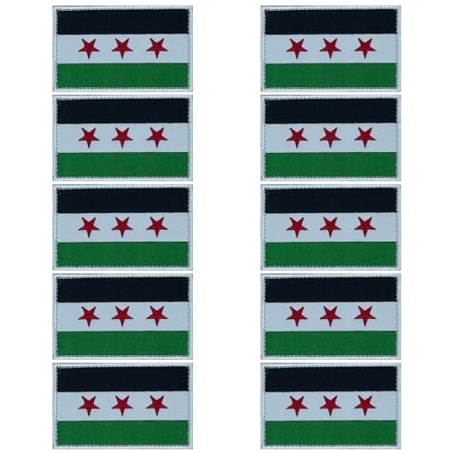 Detaillierte Stickerei Syrische Neue Flaggen Patches Syrische Flaggen Abzeichen Für Fans Und Outdoor Abenteuer Mit Der Gibing Detaillierte Stickerei Syrische Neue Flaggen Patches Syrische Flaggen Abzeichen Für Fans Und Outdoor Abenteuer Mit Der Gibing von MLWSKERTY