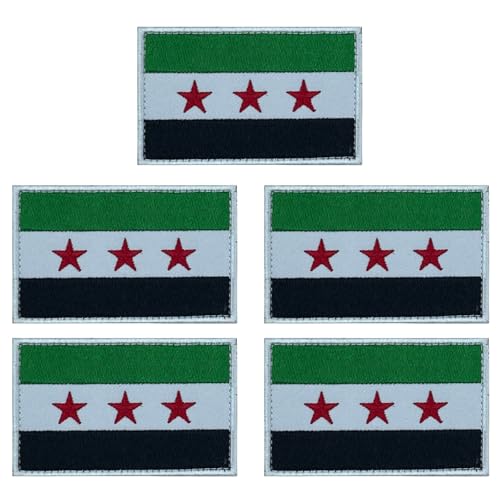 Detaillierte Stickerei Syrische Neue Flaggen Patches Syrische Flaggen Abzeichen Für Fans Und Outdoor Abenteuer Mit Der Gibing Detaillierte Stickerei Syrische Neue Flaggen Patches Syrische Flaggen Abzeichen Für Fans Und Outdoor Abenteuer Mit Der Gibing von MLWSKERTY