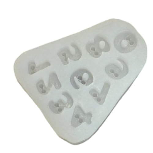 Einzigartige Zahlenformen aus Silikon, Werkzeug zum Backen, Fondant, Kuchen, Dekoration, Formen für Kerzenseife, Bonbons von MLWSKERTY