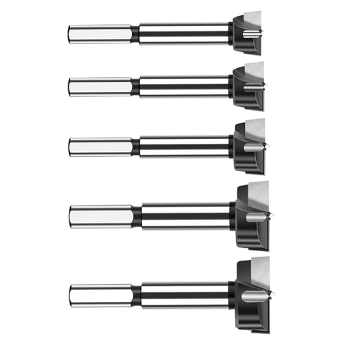 Forstners Forstner-Set, solide Kraft, Bit, Woodworking Tool 15-35 mm, 5-teilig Forstners Forstner-Set, solide Kraft, Bit, Woodworking Tool 15-35 mm, 5-teilig von MLWSKERTY