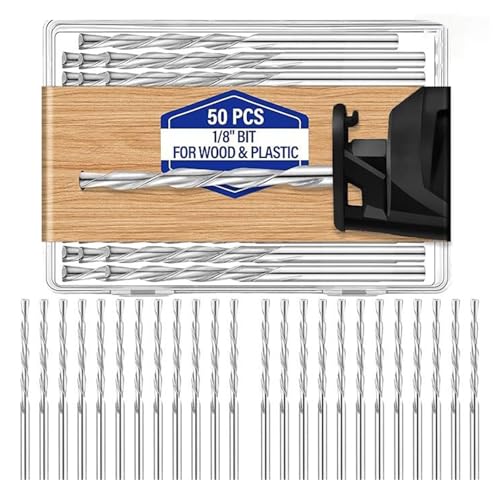 Haltbarkeit, 50 Stück, 1/8 Zoll, aus Holz, ABS-Kunststoff, Hochgeschwindigkeitsstahl für eine präzise Haltbarkeit und Robustheit Haltbarkeit, 50 Stück, 1/8 Zoll, aus Holz, ABS-Kunststoff, Hochgeschwindigkeitsstahl für eine präzise Haltbarkeit und Robustheit von MLWSKERTY