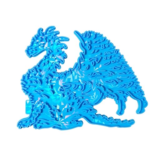 Holographische Silikonform Langlebiger Harzgussschimmel Drachenform Bastelformen Für Einzigartige Wanddekorationen Einzigartige Handwerksformen Geeignet von MLWSKERTY