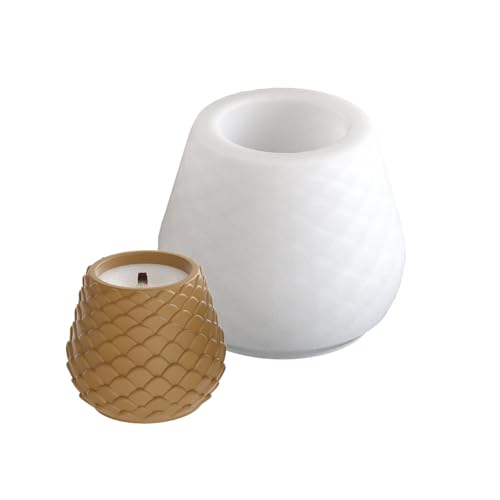 Kerzenzubehör Schimmel Kerzenhalter Form Einzigartige Form Blumenpot Form Silikon Textur Für Handherstellung Kerzenstick von MLWSKERTY
