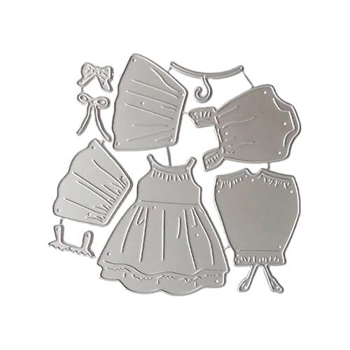 Kleid Cutting Dies Goossing Gochs Formen Rock aus Metall Cut für Scrapbooking Foto Karte Scrapbooking Dekoration von MLWSKERTY