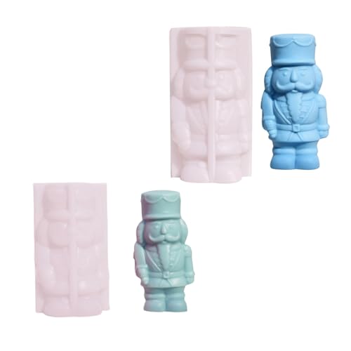 MLWSKERTY 2 Stück Soldatenfiguren Silikonformen für die Herstellung von Kerzen, Fondantkuchen, Epoxidharz, Silikonformen MLWSKERTY 2 Stück Soldatenfiguren Silikonformen für die Herstellung von Kerzen, Fondantkuchen, Epoxidharz, Silikonformen von MLWSKERTY