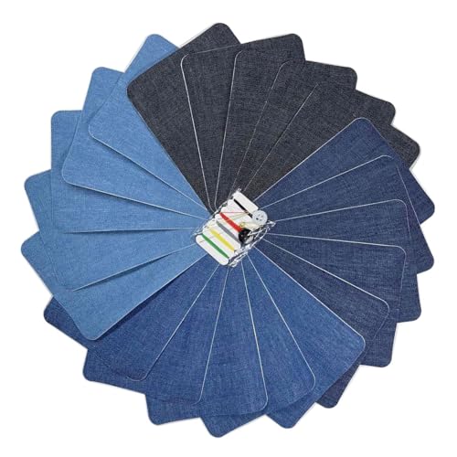 MLWSKERTY 20/24 Stück Bügelflicken, Jeans, selbstklebend, Bügelflicken, Bügelflicken, Reparatur, Jeans für Reparatur von Löchern MLWSKERTY 20/24 Stück Bügelflicken, Jeans, selbstklebend, Bügelflicken, Bügelflicken, Reparatur, Jeans für Reparatur von Löchern von MLWSKERTY