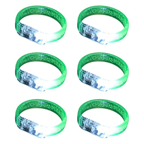 MLWSKERTY 6PCS LED Light Bracelets Für Kinder Teenager Und Erwachsene Multicolor LED Armbands Elegante Party Wear Arms Accessoires Partyzubehör von MLWSKERTY