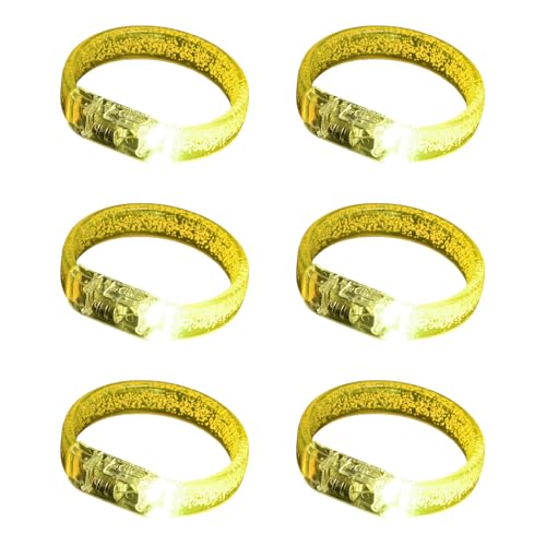 MLWSKERTY 6PCS LED Light Bracelets Für Kinder Teenager Und Erwachsene Multicolor LED Armbands Elegante Party Wear Arms Accessoires Partyzubehör von MLWSKERTY