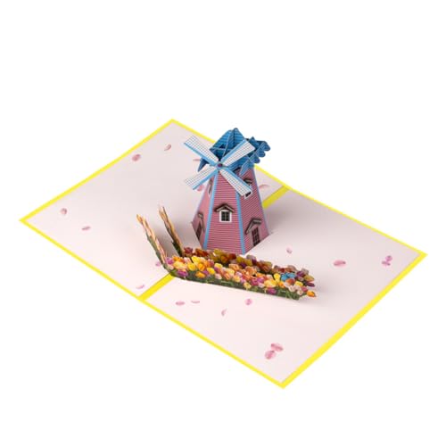 MLWSKERTY Einzigartige 3D Klappgrußkarte Elegante 3D Ländliche Windmühlen Grußkarte Geschenke Für Frauenumschläge Für Einfaches Geben MLWSKERTY Einzigartige 3D Klappgrußkarte Elegante 3D Ländliche Windmühlen Grußkarte Geschenke Für Frauenumschläge Für Einfaches Geben von MLWSKERTY