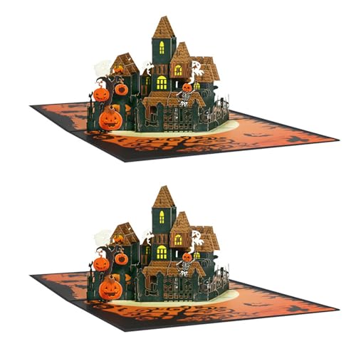MLWSKERTY Festival 3D Castles Card Für Halloween Komplizierte 3D Halloween Castles Grußkarte Für Partyeinladungen Und Home Decors MLWSKERTY Festival 3D Castles Card Für Halloween Komplizierte 3D Halloween Castles Grußkarte Für Partyeinladungen Und Home Decors von MLWSKERTY